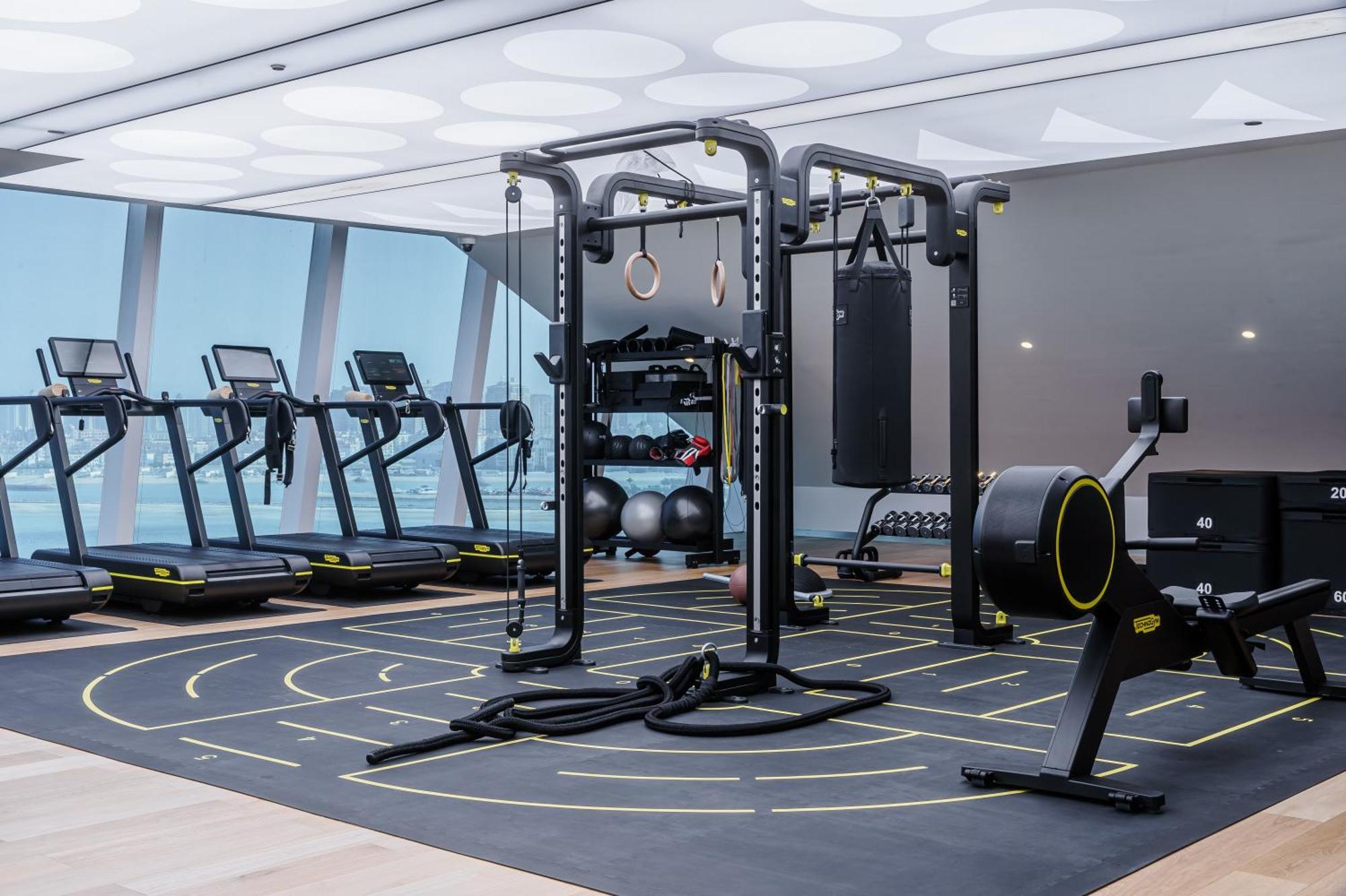 Fairmont Doha Hotel Lusail Eksteriør billede The gym at the 2012 London Olympics