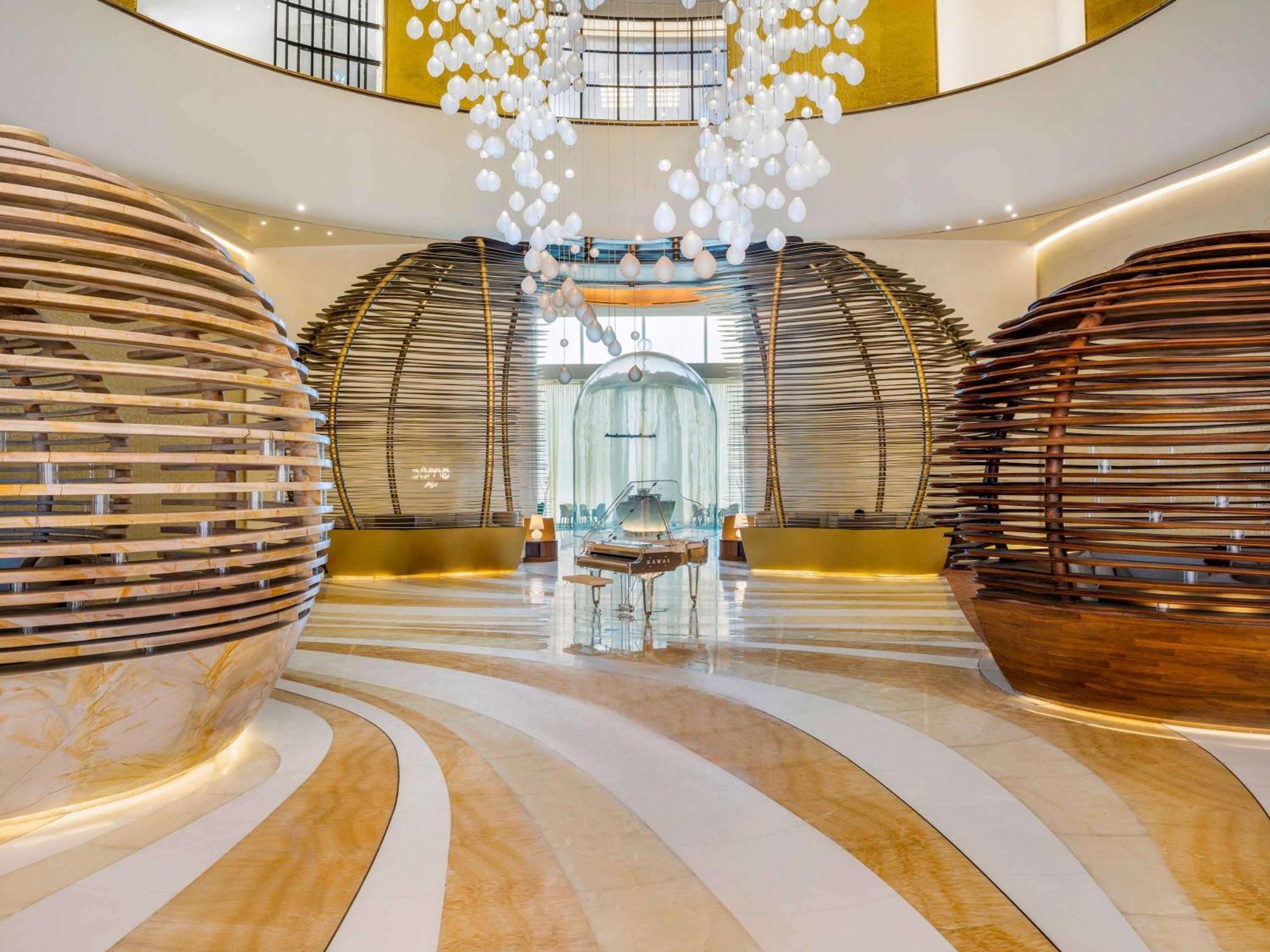 Fairmont Doha Hotel Lusail Eksteriør billede The interior of the hotel